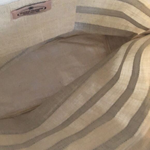 Muche et Muchette Jute and sequins large tote bag. - Picture 6 of 8